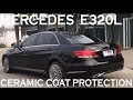 Mercedes E320L ceramic coat protection. See how it looks