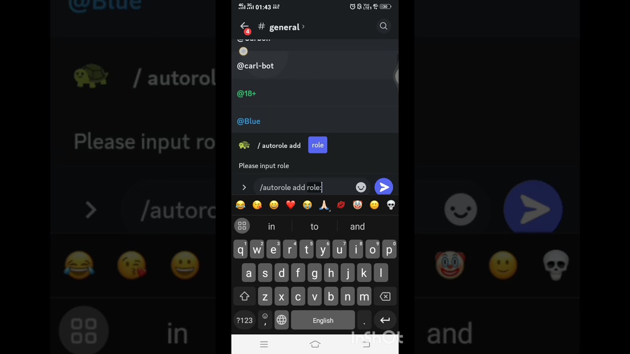 How to add auto role in discord #discord #sub #shorts
