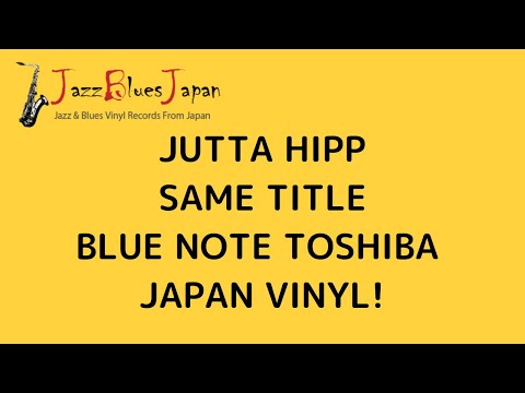 MINT JUTTA HIPP SAME BLUE NOTE TOSHIBA EMI JAPAN VINYL