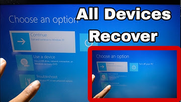 All Devices Choose an Option Continue Exit and continue to Windows 10 Turn off Your PC #macnitesh