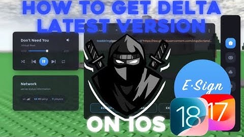 NEW | How To Download delta Executor iOS using Esign V 654 | No Blacklist / No Revokes!