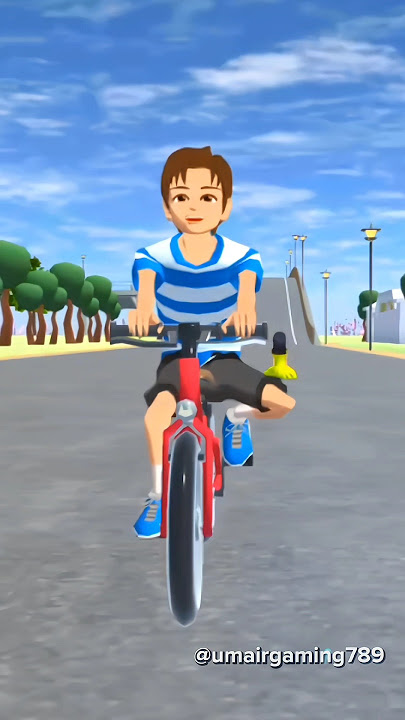 Yuta Dan tergila-gila pada sepeda 🤕 #shorts #sakuraschoolsimulator #shortsvideo #viral #sakura