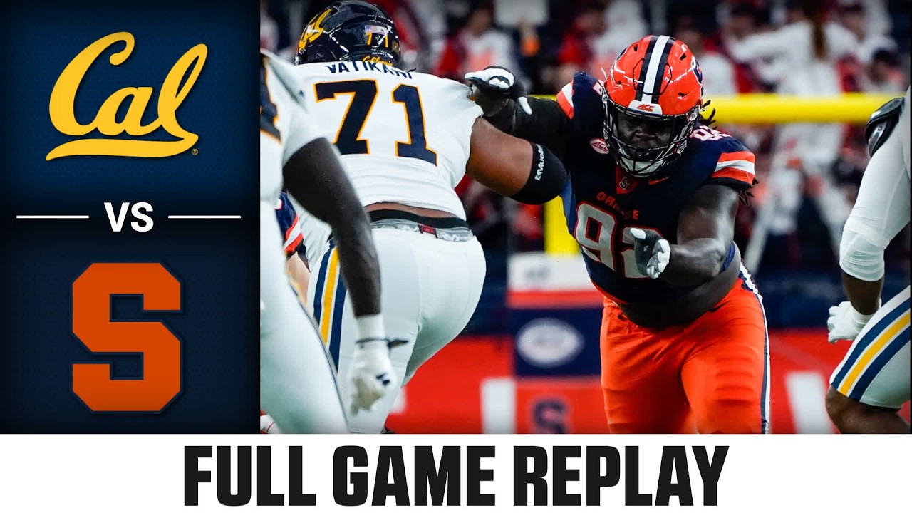 Cal vs. Syracuse Full Game Replay | 2026 ACC Football