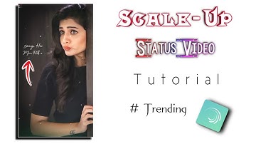 How to make Scale up Text status video | status video kaise banaye | technicalmahatma