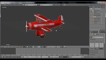 Blender Tutorial Modeling an Object - BiPlane Part 1