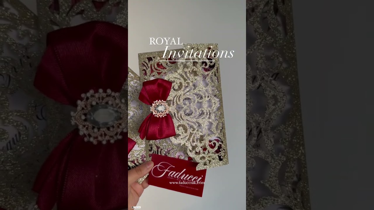 Luxury Wedding Cards ✨ 