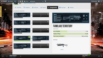Justatut: A Complete list for unlocking all Battlefield 3 Assignments