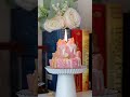 Burning Our Handmade Cake Candle 💙🕯️ | Small Business Candle Art