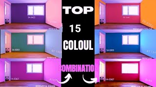 15 Latest Colour combination. Berger paints number. Rooms opposite wall U shape wall