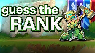 Can a Brawlhalla Pro Guess Your Rank?