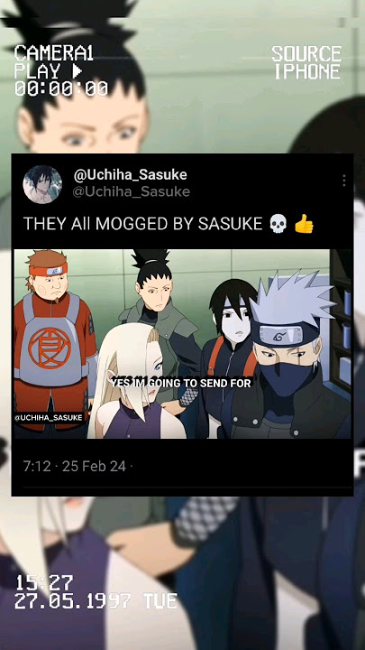 They All Mogged By Sasuke 💀 👍 #Sasuke #Shikamaru #Ino #Sai #Naruto #Sakura #Hinata #Trending #Viral