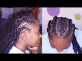 Easy Stitch Braids Tutorial - Braids-Stitch Braids on natural hair