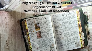September Flip Through - Bullet Journal