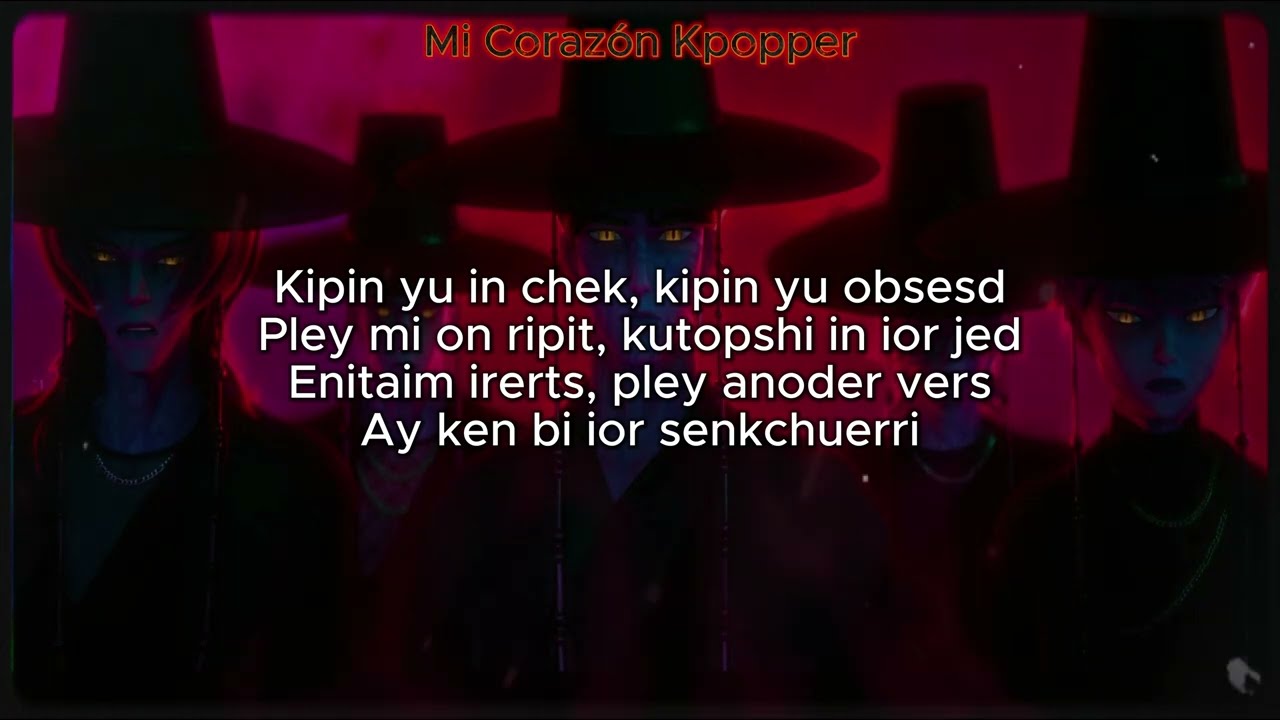 YOUR IDOL - SAJA BOYS (Kpop Demon Hunters) Pronunciacion, Letra Facil, Easy Lyrics!