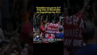 Naaalala nyo ba ito? ang tres ni Brownlee na nagpasaya sa Ginebra fans.