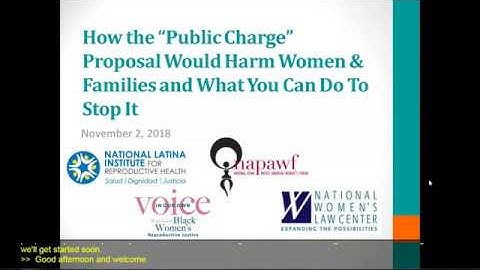 How the “Public Charge” Proposal would Harm Immigrant Families and What You Can Do to Stop It