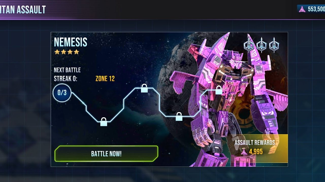 Titan Assault: 4-Star Nemesis (2025) | TRANSFORMERS: Earth Wars