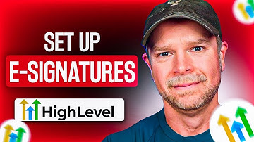 Set Up E-Signatures In Go High Level (UPDATE!)