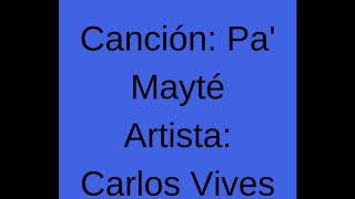 Video thumbnail of "Pa' Mayté - Carlos Vives (Colombia)"