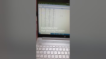 Excel😳manu bar not show problem |😳tool bar missing problem | #viral #shortvideo #computer