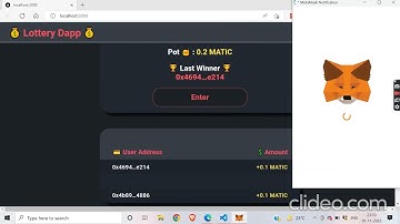 Lottery Dapp with Solidity | Truffle | NextJs
