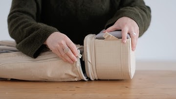 How to attach the WAYKS Cube to the Day Pack to transform them into the Travel Backpack