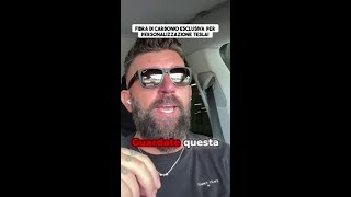 Fibra di Carbonio Esclusiva per Personalizzazione Tesla!
