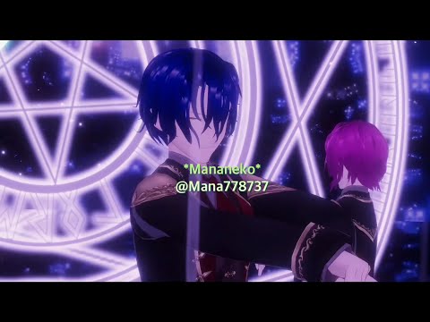 【MMDあんスタ】自作モデル＊茨君＊ジュン君＊二次創作＊本編はニコニコさん見に来てね〜投稿お知らせ