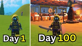 I played 100 days of Lego Fortnite