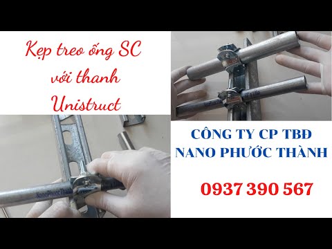 Video KẸP TREO ỐNG SC VỚI THANH UNISTRUCT NANO PHƯỚC THÀNH - youtube