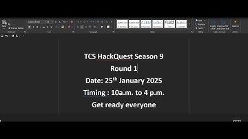 Round 1 TCS HackQuest Season 9 ( 2025 ) solution || TCS HackQuest 2025 || #tcs #cybersecurity