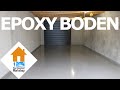 Garagenboden mit Epoxidharz beschichten - 55qm Betonboden versiegeln