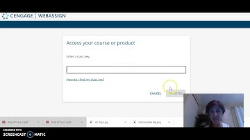 Webassign access