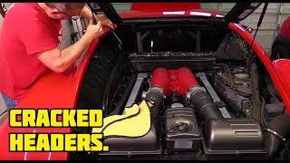How to replace the oem manifolds on a ferrari f430 with aftermarket
headers. as most owners know, stock are prone failure and can cause...