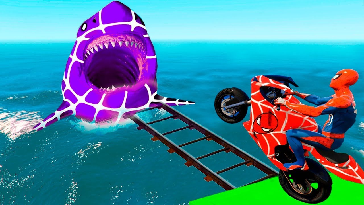 الرجل العنكبوت انقاذ باتمان Spider-Man Rescue batman vs iron man vs venom funny Game GTA 5 superhero