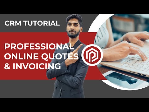 CRM Online Quotes and Invoicing software