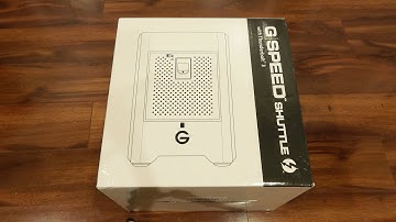 G-Technology G-SPEED Shuttle 24TB 4-Bay Thunderbolt 3 RAID Array | Unboxing