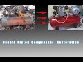 [DIY] Restorasi Kompresor dua piston nemu di Tukang loak