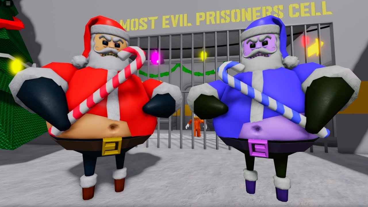 BARRY'S PRISON RUN! CHRISTMAS UPDATE! HARD MODE! 