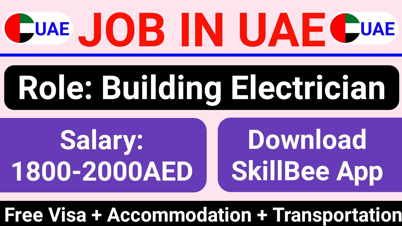 JOB IN UAE/ Role Building Ect Building Inspection
