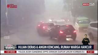 Hujan Lebat dan Angin Kencang Merusak Sejumlah Rumah di Depok #Beritasatu