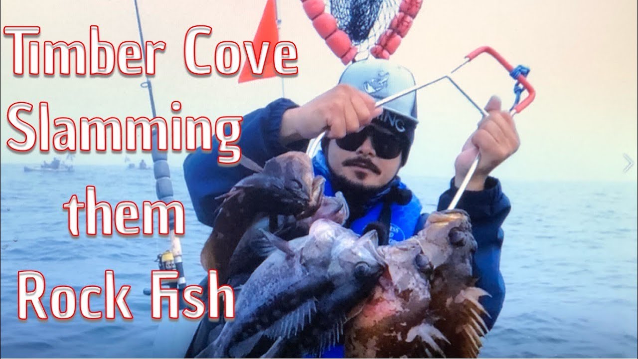 Timber Cove Kayak fishing,Slamming on them rock cod - YouTube