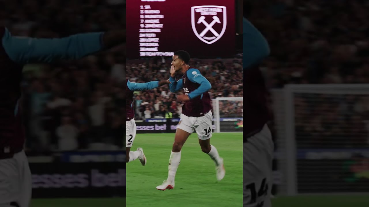 Mukasa from distance 🚀 #westham #shorts