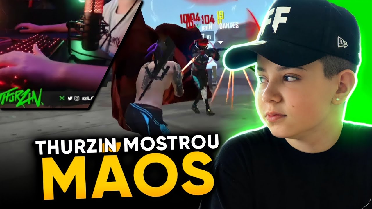 THURZIN AMASSA NO 4V4 APOSTADO MOSTRANDO AS MÃOS!! CADÊ O MACRO?