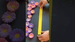 How To Make Easy and Beautiful Paper Flower🌸 #viral #diy  #craft #kidscraftwork #paperflower #shorts