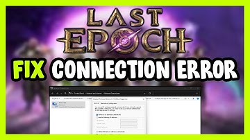 How to FIX Last Epoch Connection / Server Error!