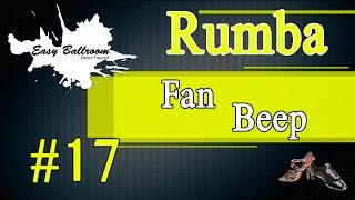 How to dance Fan in Rumba #17 | Веер. Румба | EasyBallroom