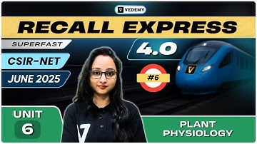 Recall Express 4.0 | CSIR NET June 2025 | Plant Physiology | Jyoti Kumari | Super Fast Revision |