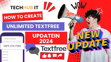 How to Create Unlimited TextFree Accounts in 2024 |Update for Unlimited Free Numbers TechHub It 100%