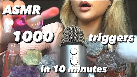 ASMR 1000 triggers in 10 minutes